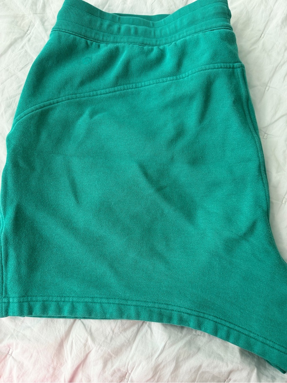 lululemon athletica Scuba Green Athletic Drawstring Shorts - Picture 6 of 9